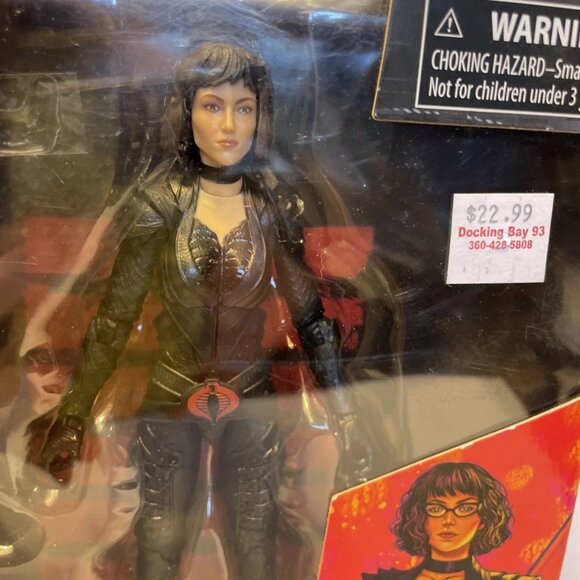 GI Joe Classified Baroness Origin Figure 6" Hasbro 19 Cobra Snake Eyes New F0110 - Picture 9 of 13